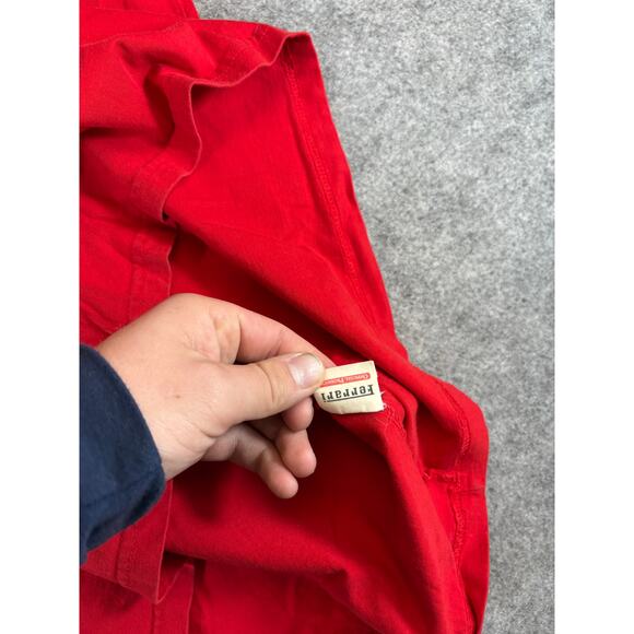 Vintage Y2K Official Ferrari T Shirt Mens XL Red Horse Logo On Chest & Sleeve - Picture 5 of 8